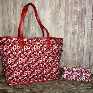 Michael Kors Carter Signature Tote w/Wallet